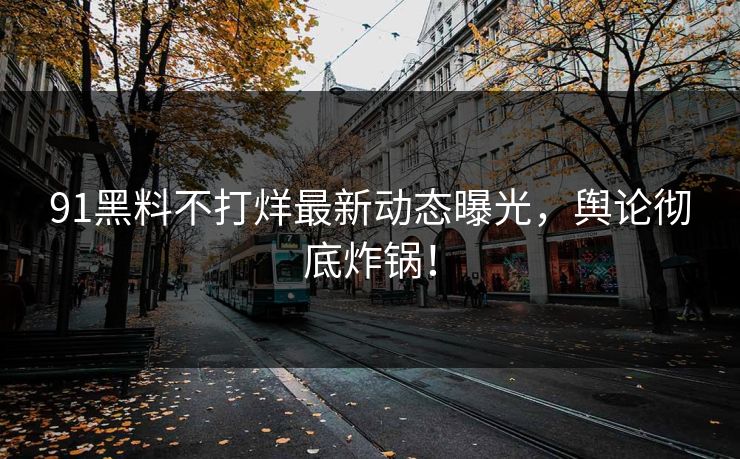 91黑料不打烊最新动态曝光，舆论彻底炸锅！